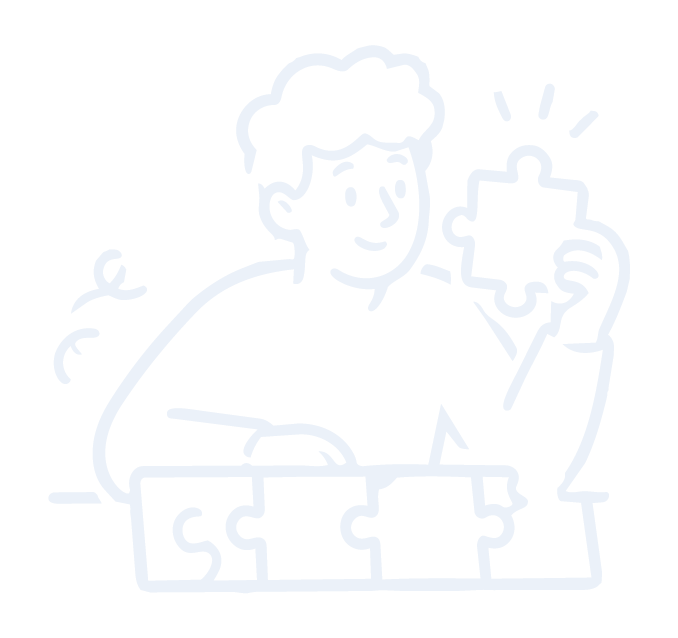 Solving real-world problems through puzzle-solving and focus